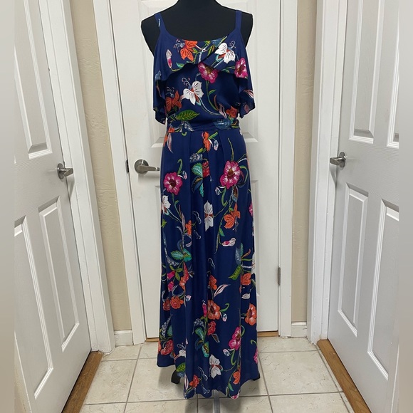 Serendipity Vibrant Tropical Inspired Dress NWT - Picture 1 of 9